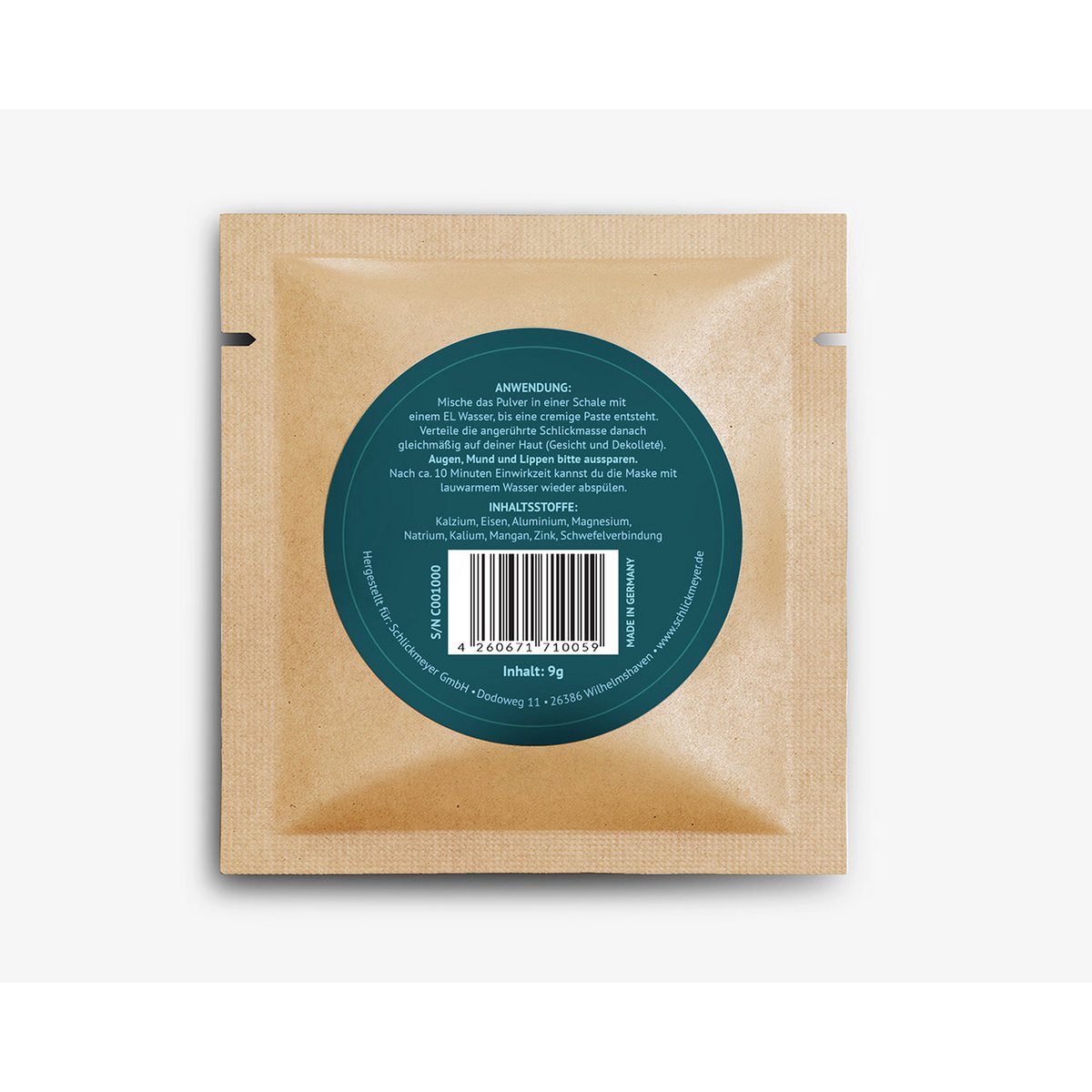Schlickmeyer Powder (9g) - Natural face mask / peeling