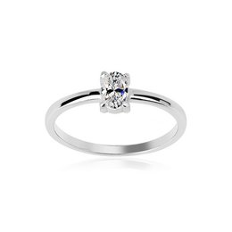 es una cosa de piedra | Anillo | Circonita plateada