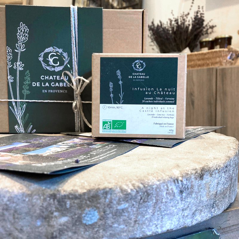Infusion La nuit au Château - kwiat lipy, werbena, organiczna lawenda