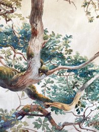 Arazzo da parete con rami di albero