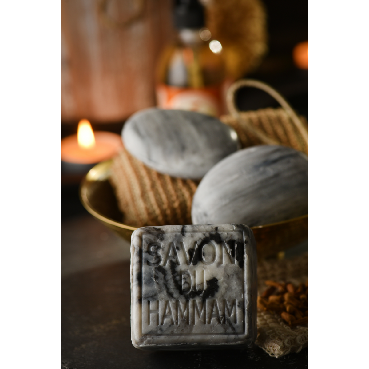 Hammam Cube Soap (Honey, Orange Blossom) 260g