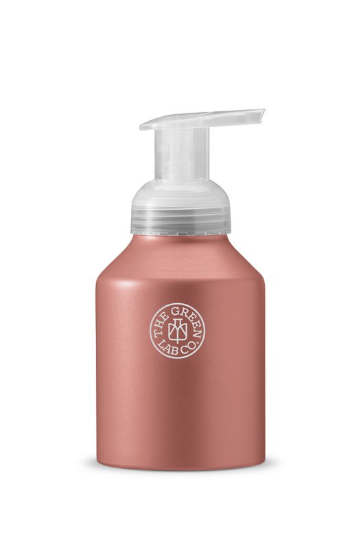 Aluminum “forever” design bottle with foam pump Terra