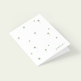 Eco Greeting Card — Good Luck