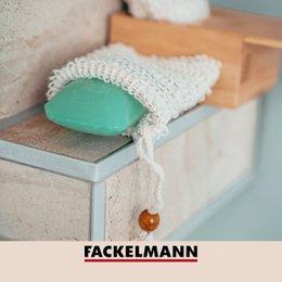 Sæt med 2 solide sæbeposer i sisal Fackelmann Tecno