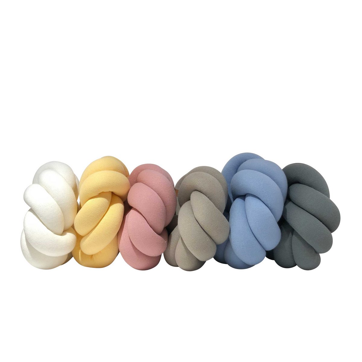 Poduszka Knot Blossom, śnieżnobiała