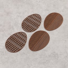 Posavasos de madera de nogal | PALMA o GOTA