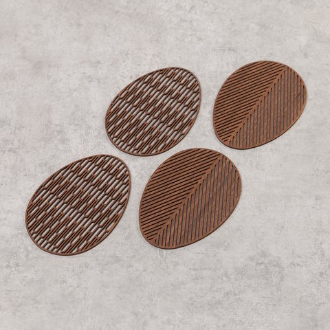 Walnut wood coaster | PALM or DROP