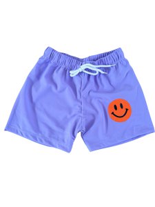 Badehose Smiley Orange - Lila