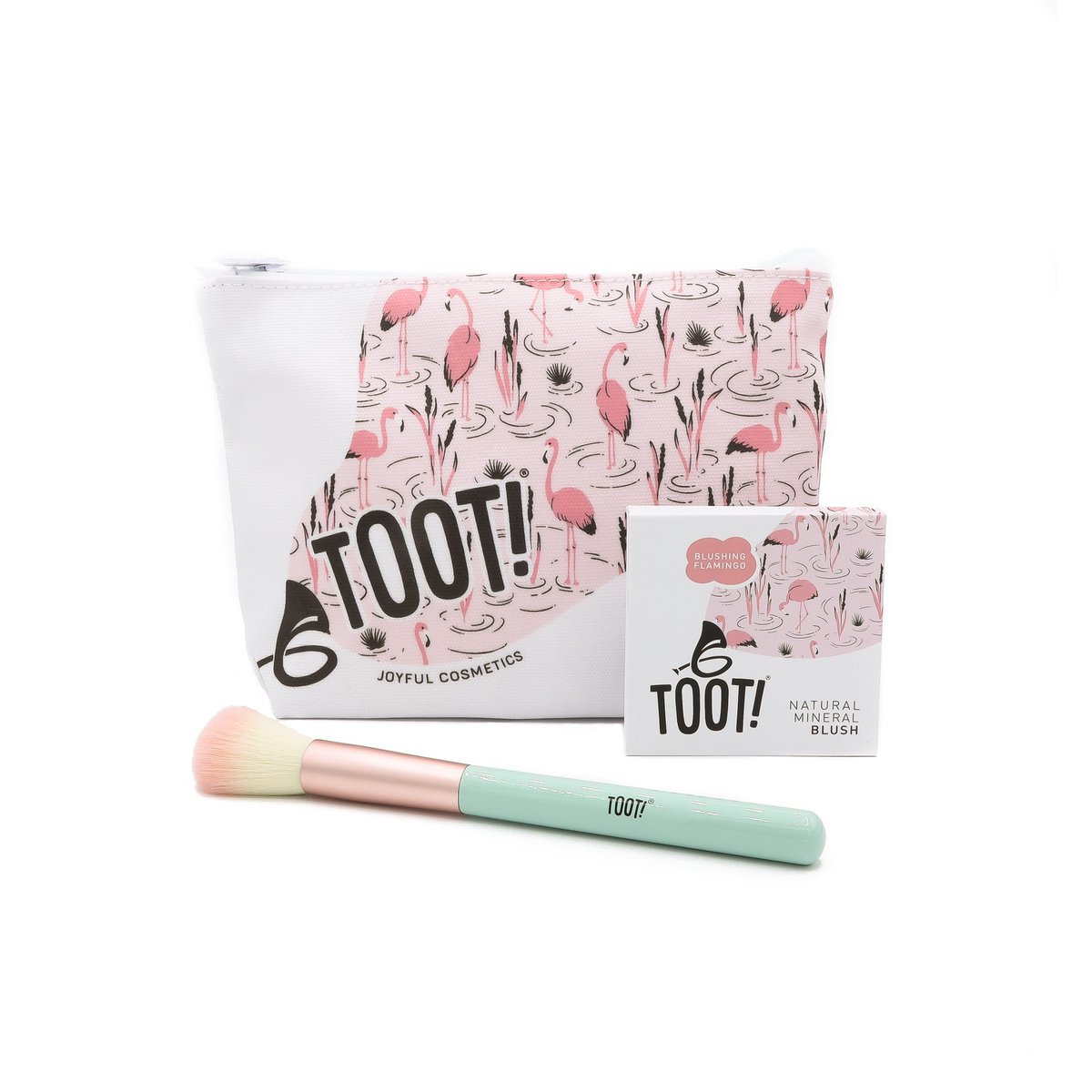 Blushing Flamingo Blush Bag Set