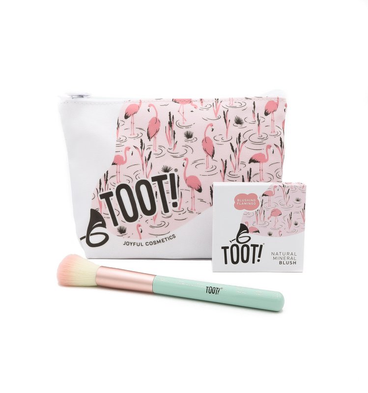 Blushing Flamingo Blush Bag Set