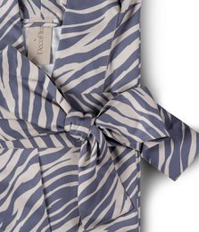 Bathrobe Kimono Zebra Almond