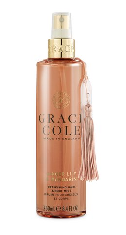 Ginger Lily & Mandarin Hair & Body Mist 250Ml