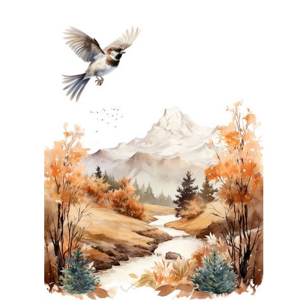 Sustainable card - Mountain stories