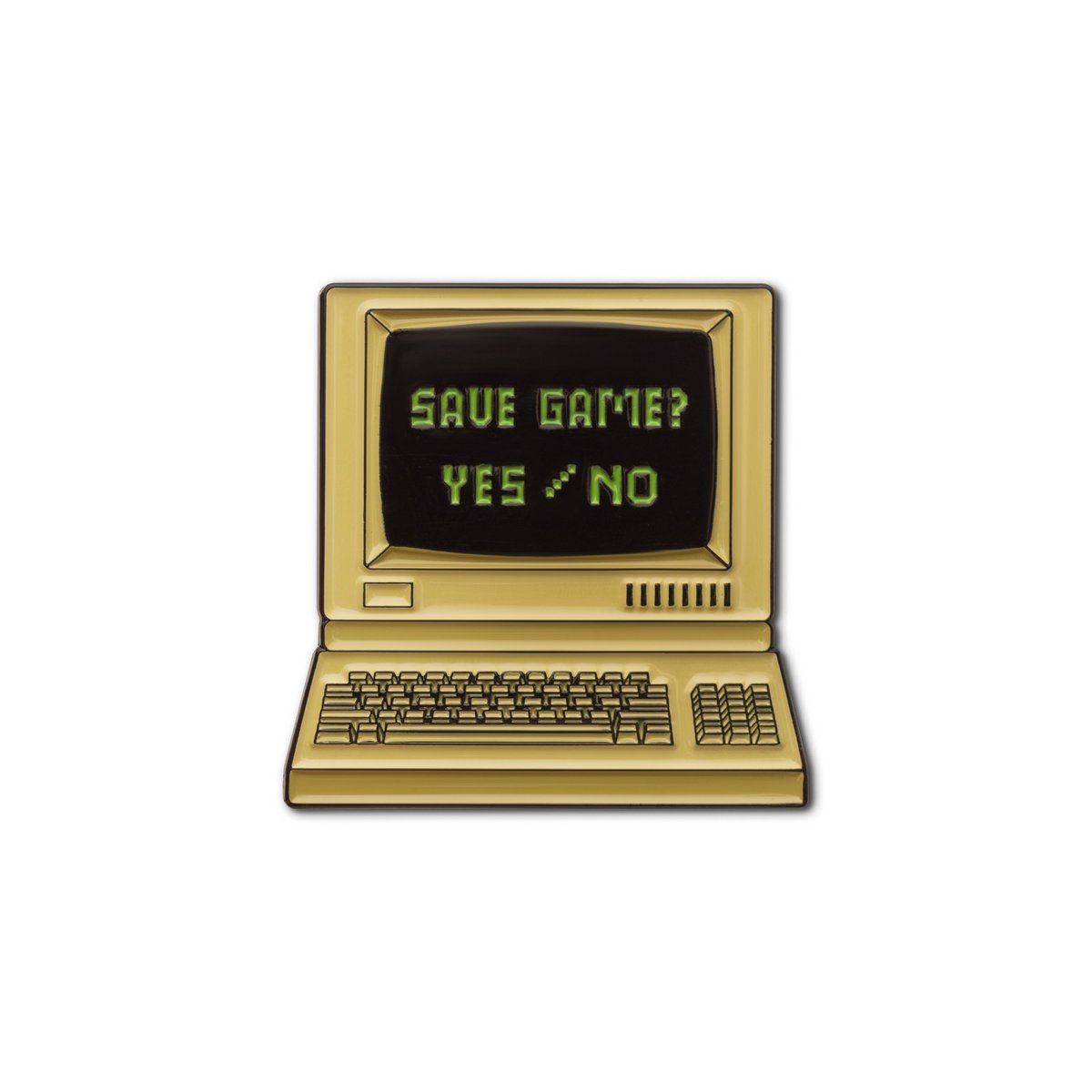 Pin de esmalte "computadora vieja"
