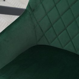 Frazer Diamond Armchair [Set of 2] [Velvet] [360-degree Swivel Base]