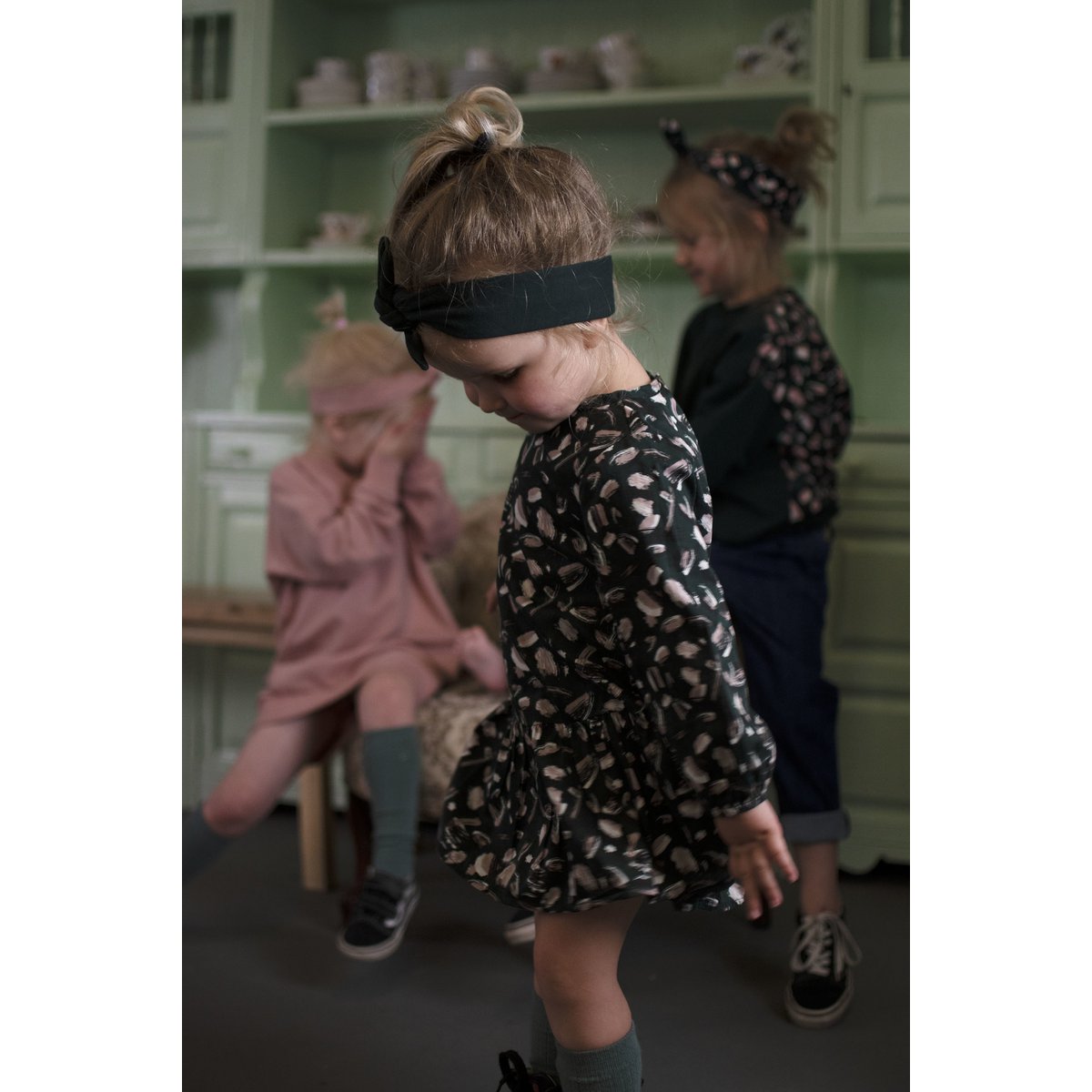 Kleid Druckfarbe