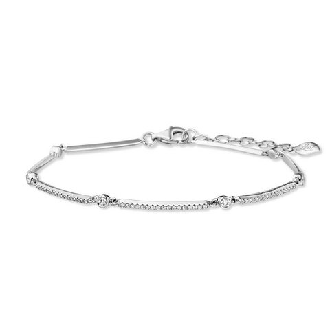 Bracelet bar, 18K white gold, diamonds