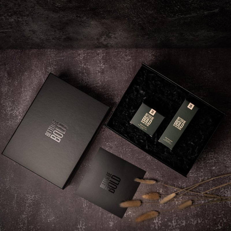 Gift box for happy bald people