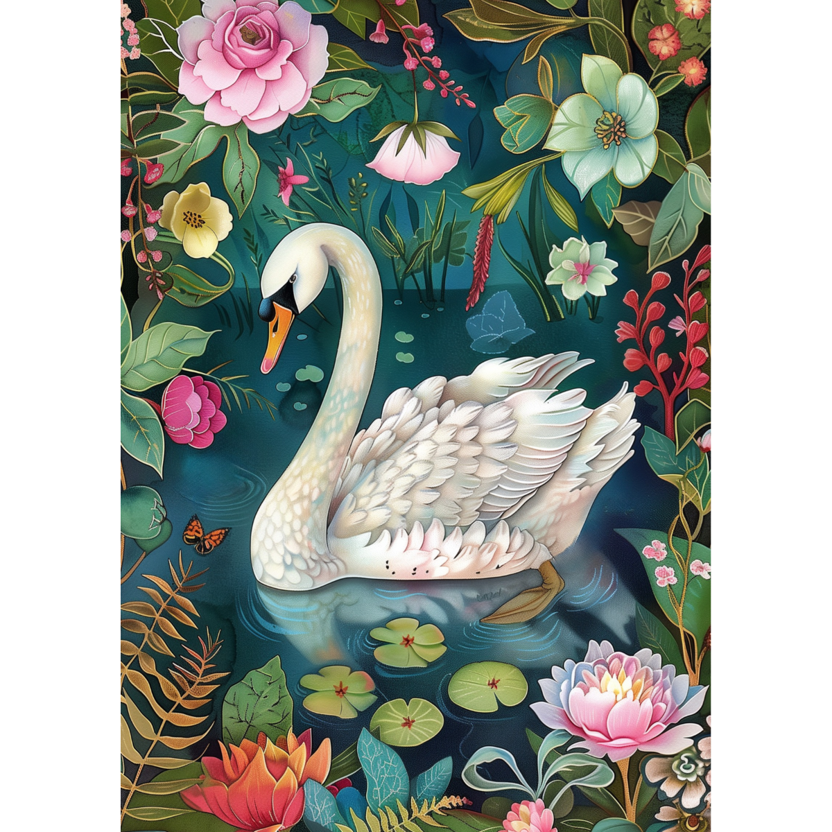 The Chinese Garden: Zwaan | Map Fripperies
