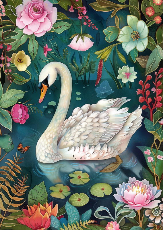 The Chinese Garden: Zwaan | Map Fripperies