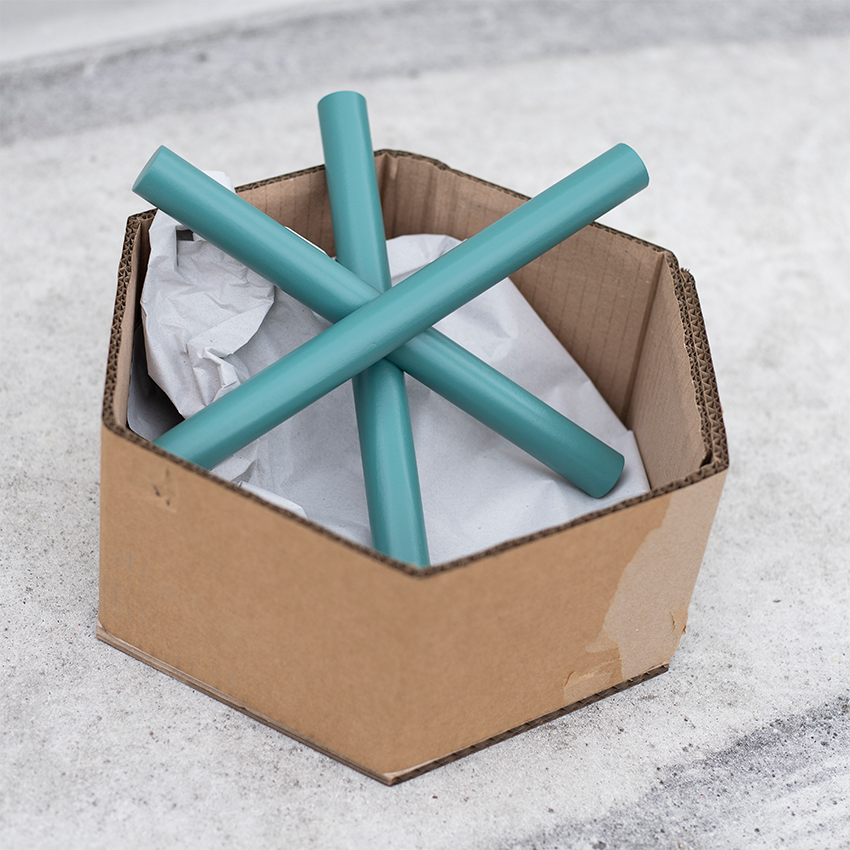 Logs coat hook - Green