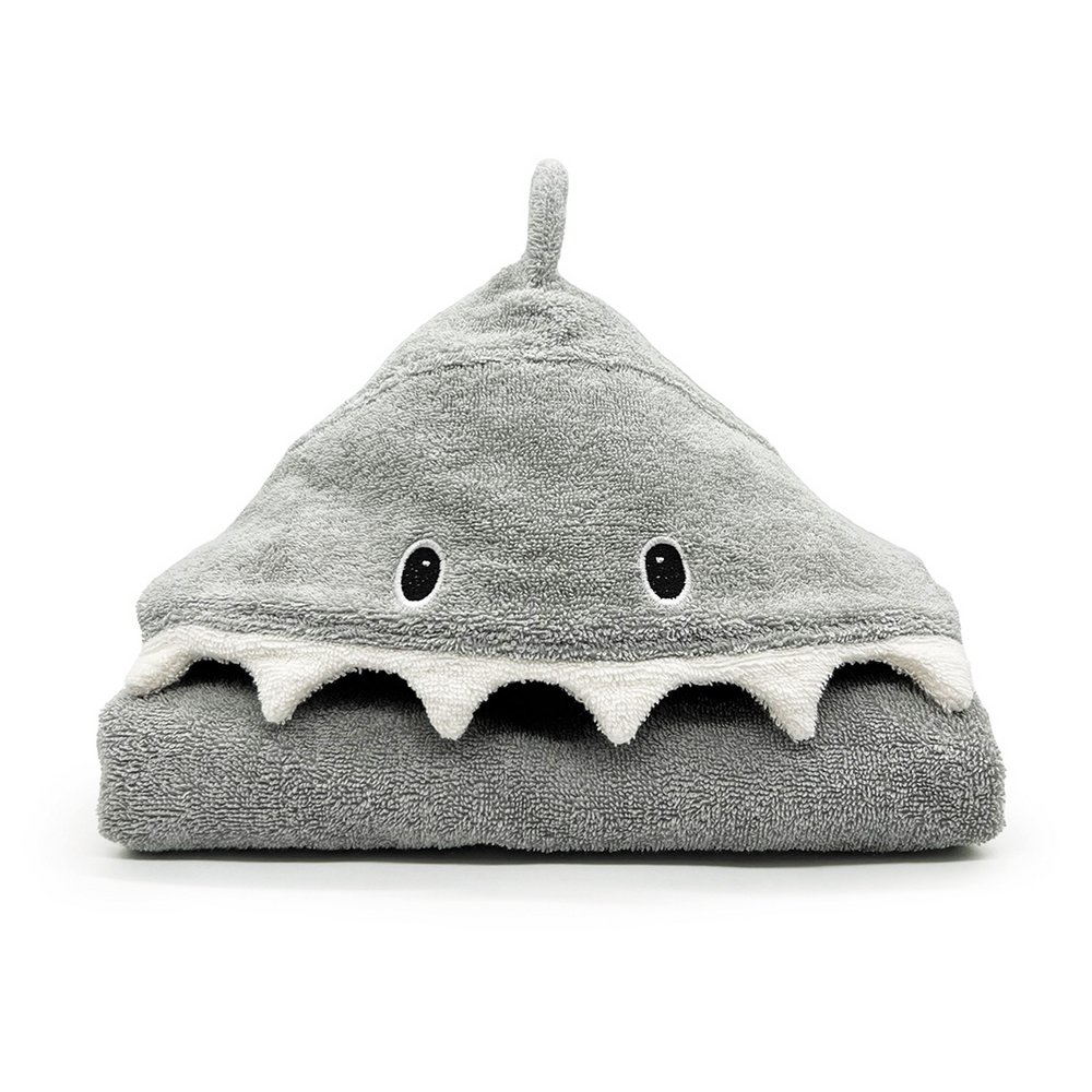 BIOLOGISCH badponcho met haai