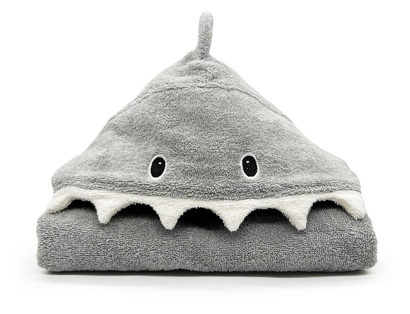 BIOLOGISCH badponcho met haai