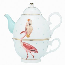 YE - Flamingo solitær tekande 36 cl