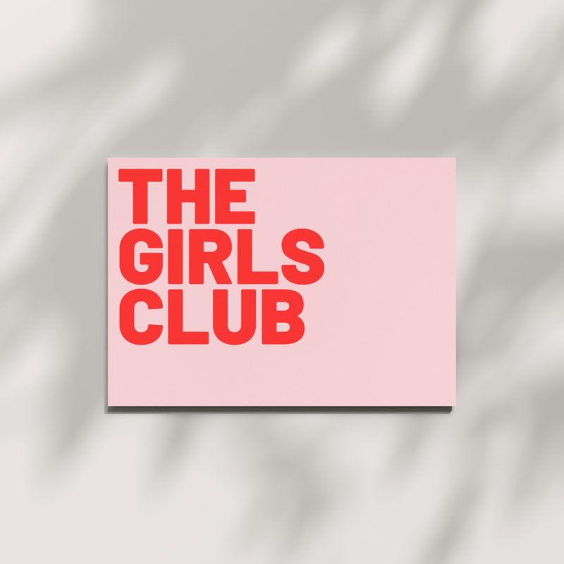 Postkort - Girls Club