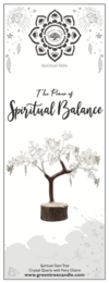 Crystal Quartz Spiritual Balance Gem tree Small