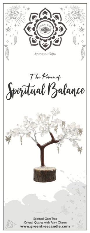 Crystal Quartz Spiritual Balance Gem tree Small