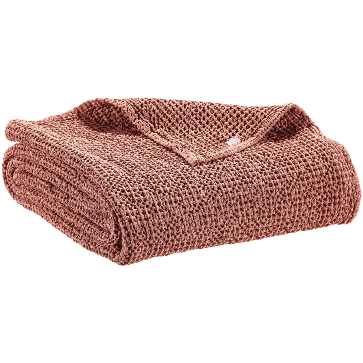 Recycelte Plaid Maia Terracotta 140 x 200