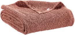 Recycelte Plaid Maia Terracotta 140 x 200