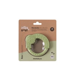 SILICONE BIJTJE - OLIJFGROEN