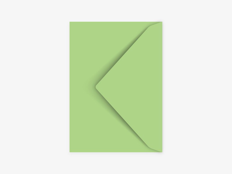 Umschlag / Fresh Green
