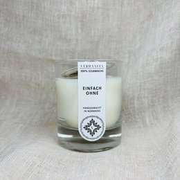 Simpelthen Uden | Sojavokslys – uparfumeret – minimalistisk og naturligt
