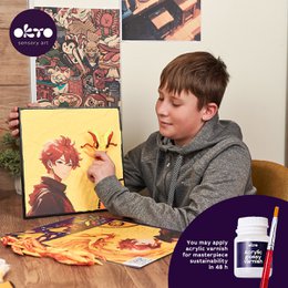 Okto Sensory Art 3D Schilderen - Manga - Vuur