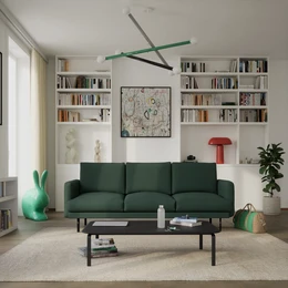 4-Seater Sofa BRERA - Green