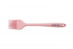 Pastel pink silicone brush Isabelle Rose 21 cm
