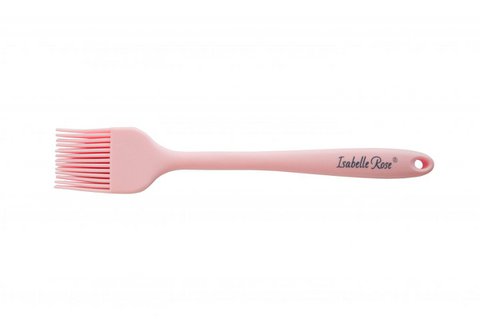 Pastel pink silicone brush Isabelle Rose 21 cm