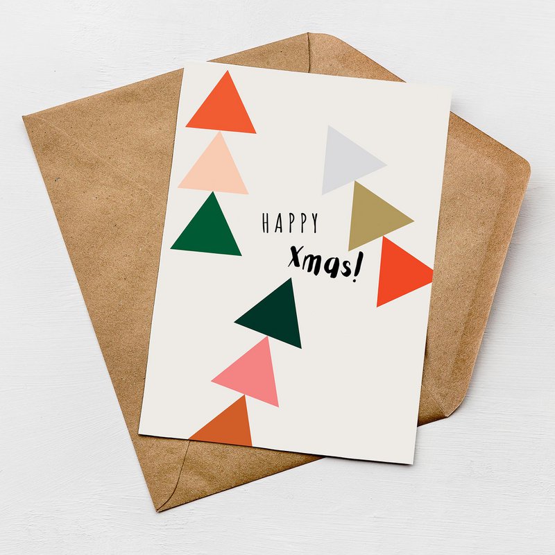 Merry & Bright Christmas Card 6 Pack