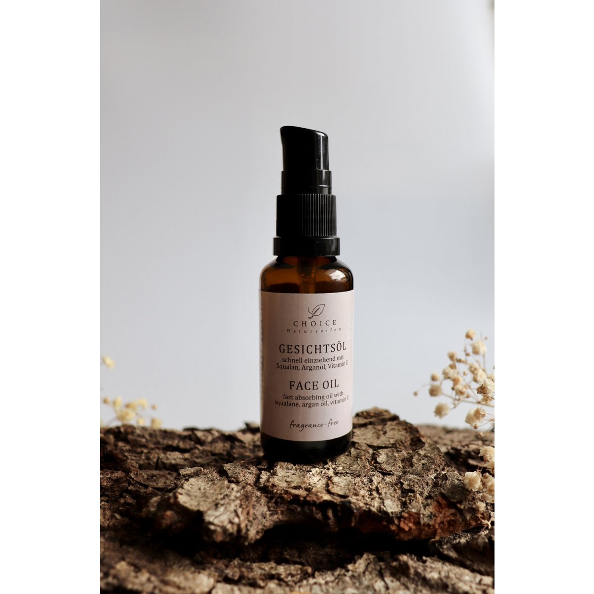 FACE OIL - Gesichtspflege mit Squalan, duftfrei