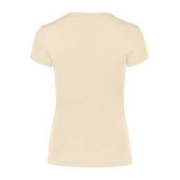 Jersey de manga corta Merino 160 para mujer, color natural