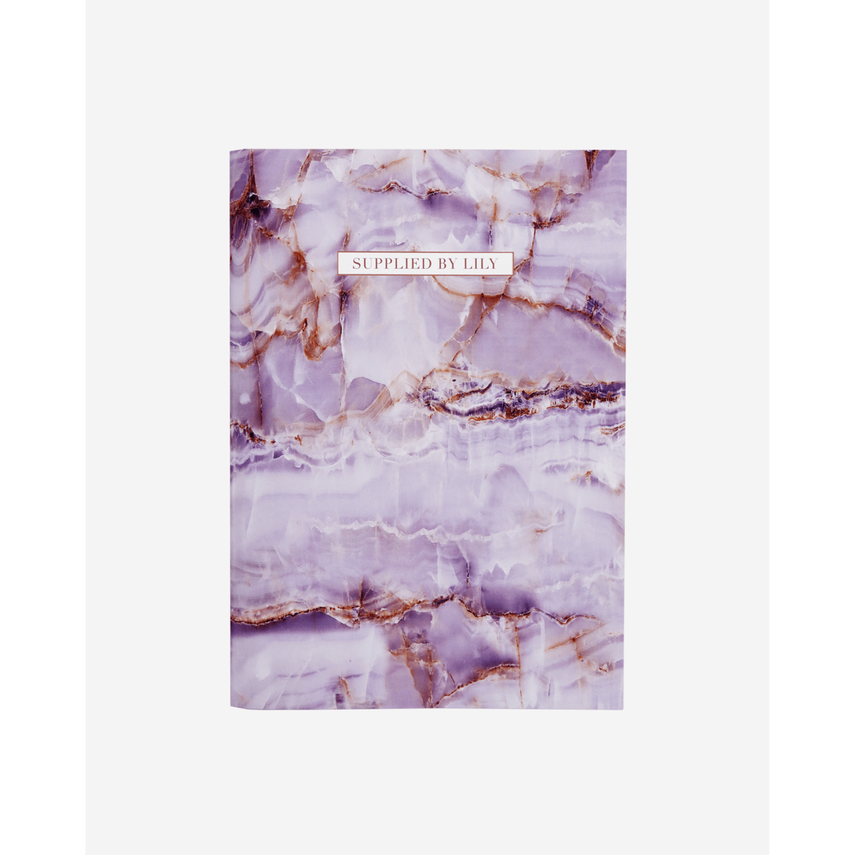A4 Grid Notebook aus luxuriösem Amethyst