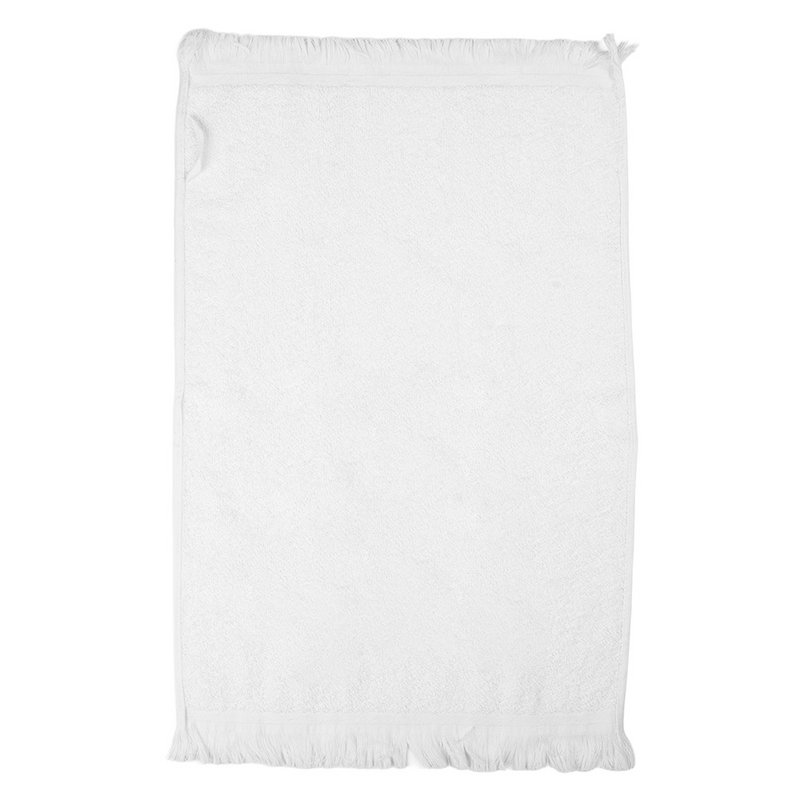 Gastendoekje 40x66 cm Wit Katoen Koe