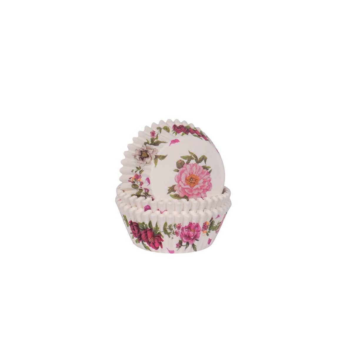 Carta per cupcake peonia 60 pz Isabelle Rose