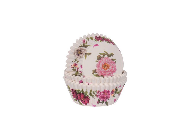 Papiers cupcake pivoine 60 pcs Isabelle Rose