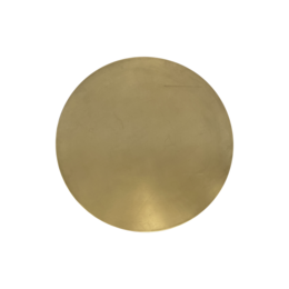 Gold metal table Ø 61 x 60 h cm