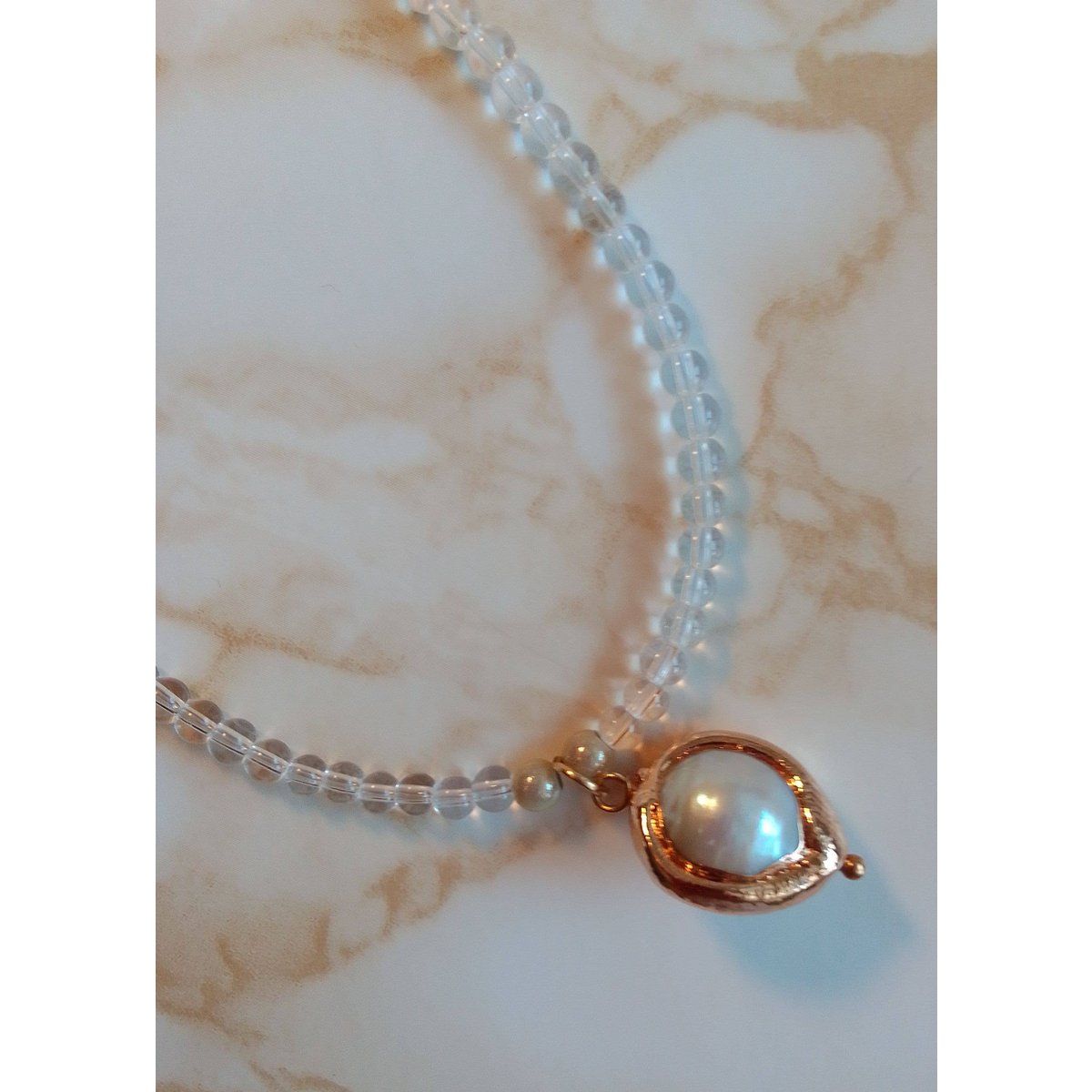 Collier Transparent AZALEE