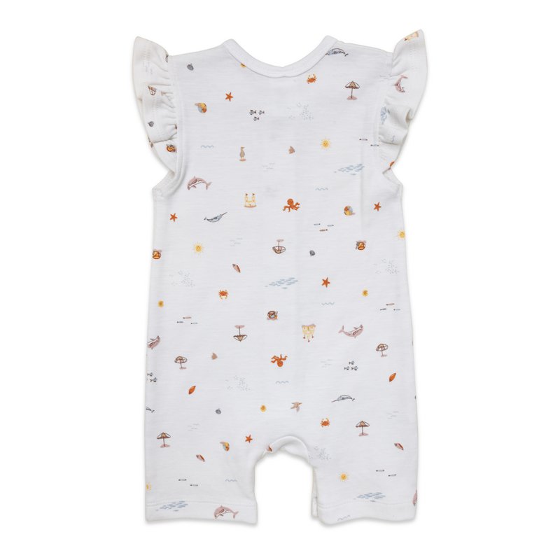 Baby korte romper -Beach Time